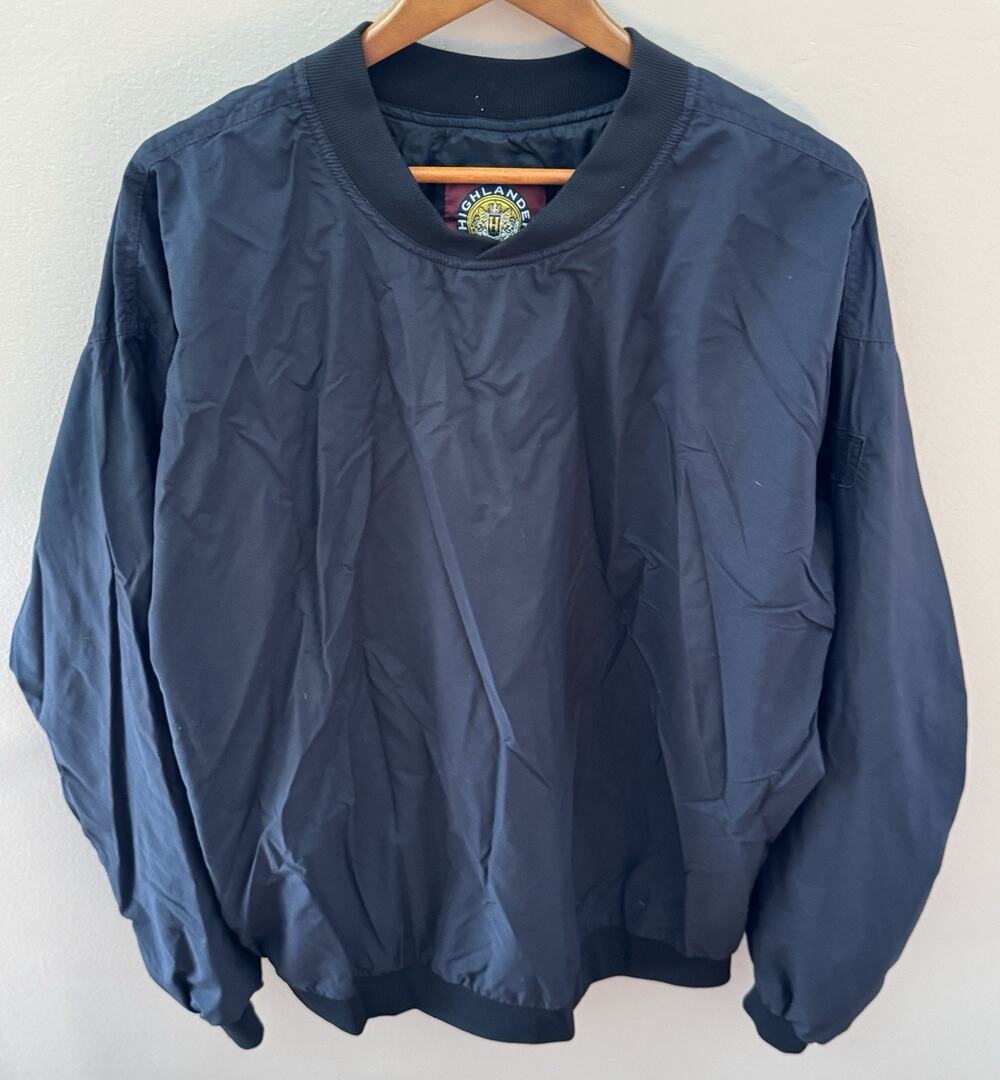 Highlander Windshirt XL Black Pullover Jacket Ultimate Weather Protection